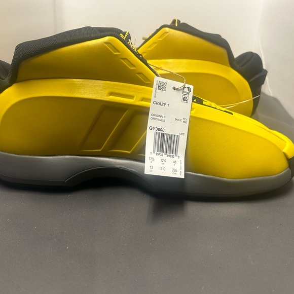 adidas Yellow and Gray Athletic Shoes